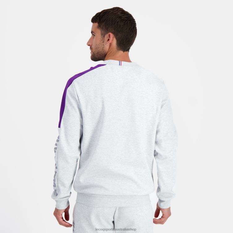 Clothing HVDBF443 Men Le Coq Sportif Sweatshirt Grey