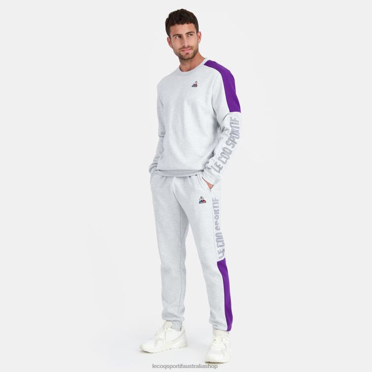 Clothing HVDBF443 Men Le Coq Sportif Sweatshirt Grey