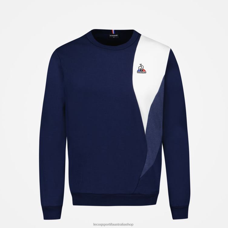 Clothing HVDBF452 Men Le Coq Sportif Sweatshirt Blue