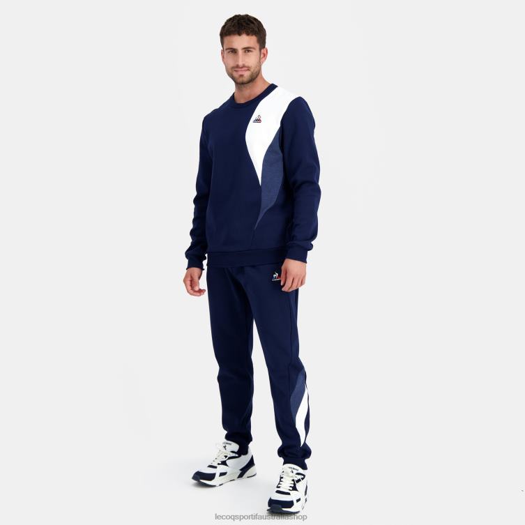 Clothing HVDBF452 Men Le Coq Sportif Sweatshirt Blue