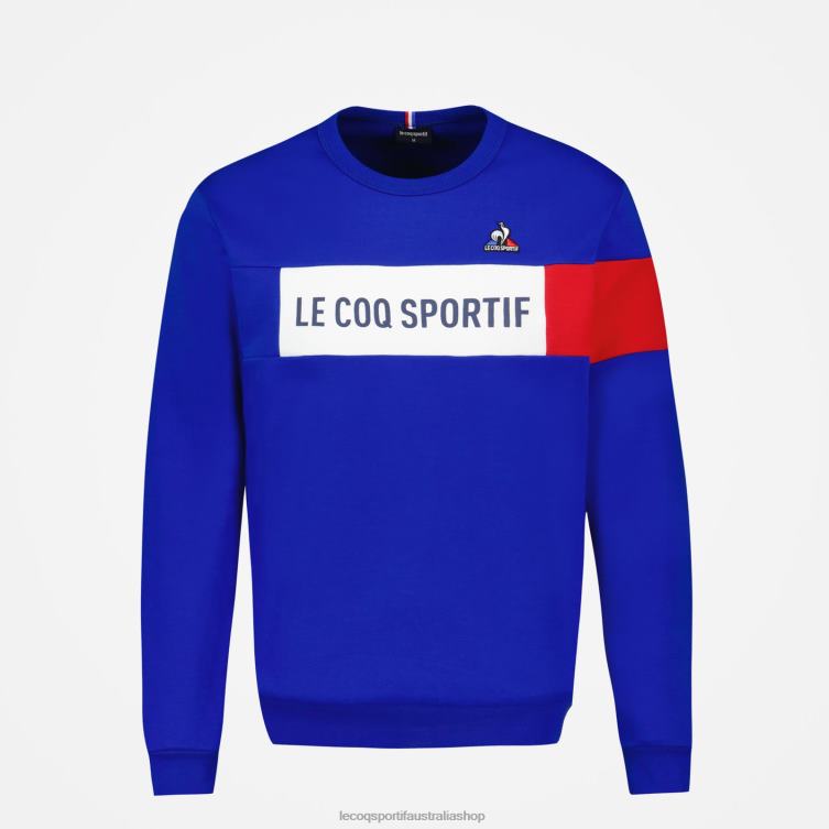 Clothing HVDBF456 Men Le Coq Sportif Sweatshirt Blue