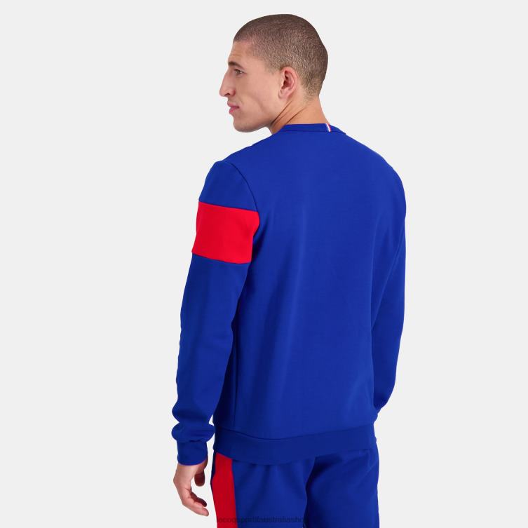 Clothing HVDBF456 Men Le Coq Sportif Sweatshirt Blue