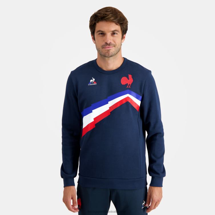 Clothing HVDBF470 Men Le Coq Sportif Sweatshirt Blue