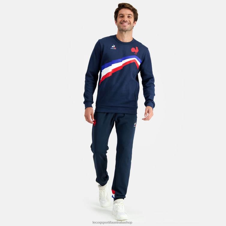 Clothing HVDBF470 Men Le Coq Sportif Sweatshirt Blue