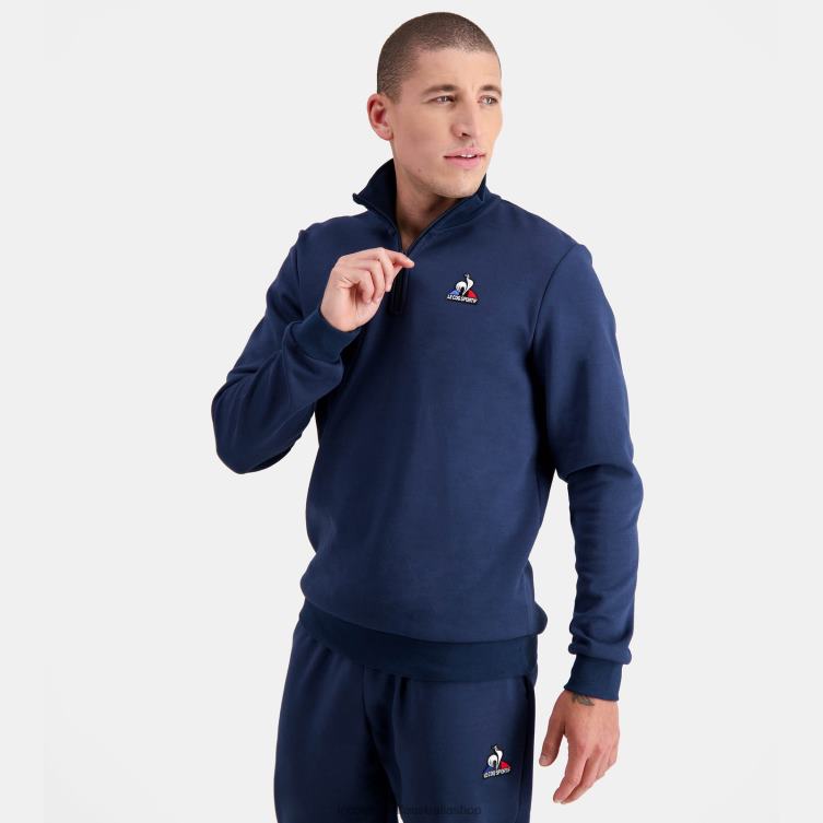 Clothing HVDBF68 Men Le Coq Sportif Sweatshirt Blue