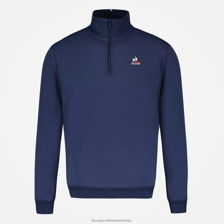 Clothing HVDBF68 Men Le Coq Sportif Sweatshirt Blue