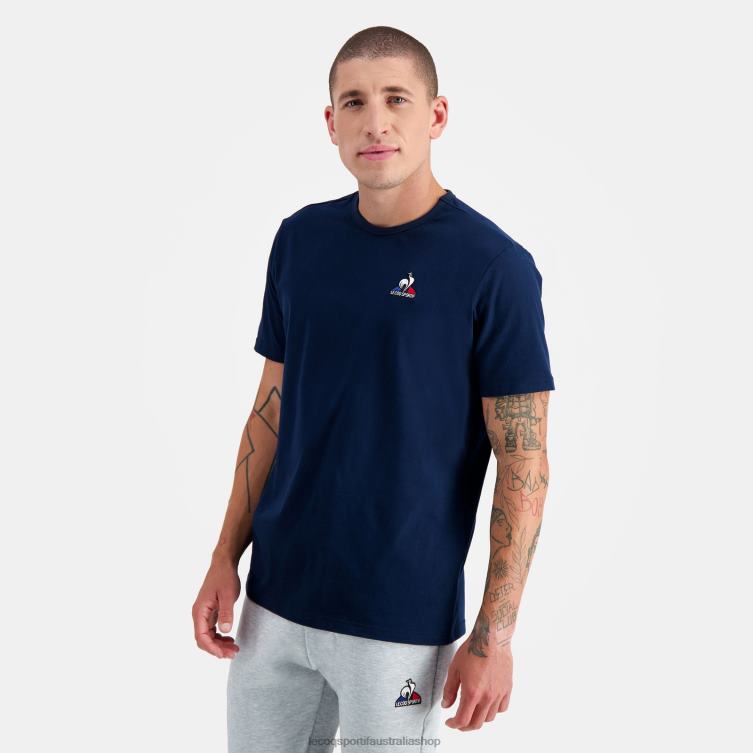 Clothing HVDBF140 Men Le Coq Sportif Fashion T-Shirt Blue