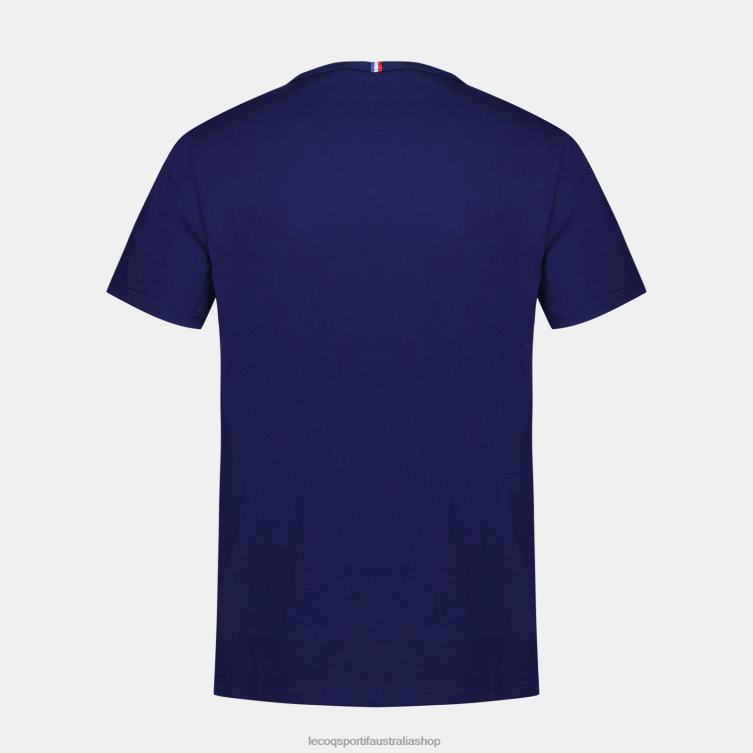Clothing HVDBF141 Men Le Coq Sportif T-Shirt - Xv De France Blue