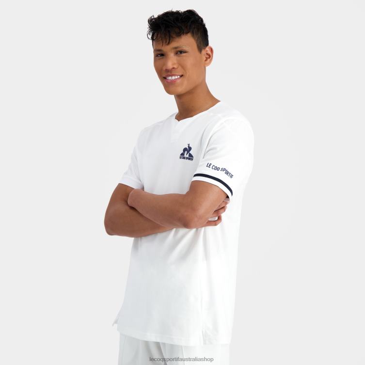 Clothing HVDBF165 Men Le Coq Sportif Fashion T-Shirt White