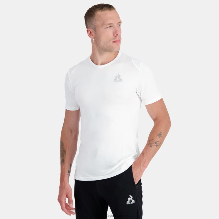 Clothing HVDBF176 Men Le Coq Sportif Fashion T-Shirt White