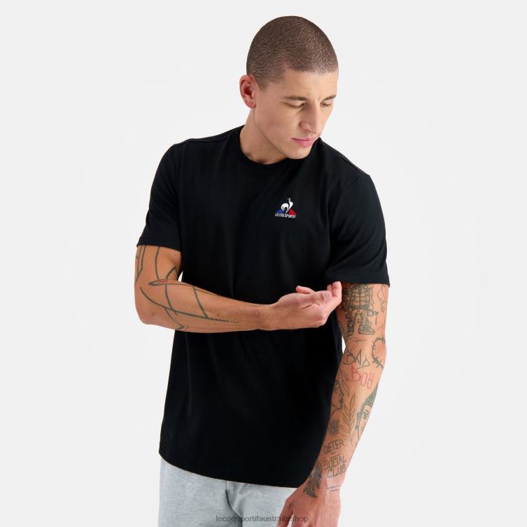 Clothing HVDBF181 Men Le Coq Sportif Fashion T-Shirt Black