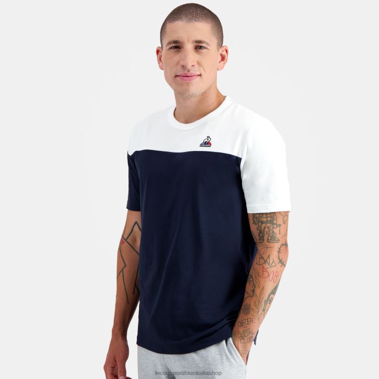 Clothing HVDBF182 Men Le Coq Sportif Fashion T-Shirt Blue