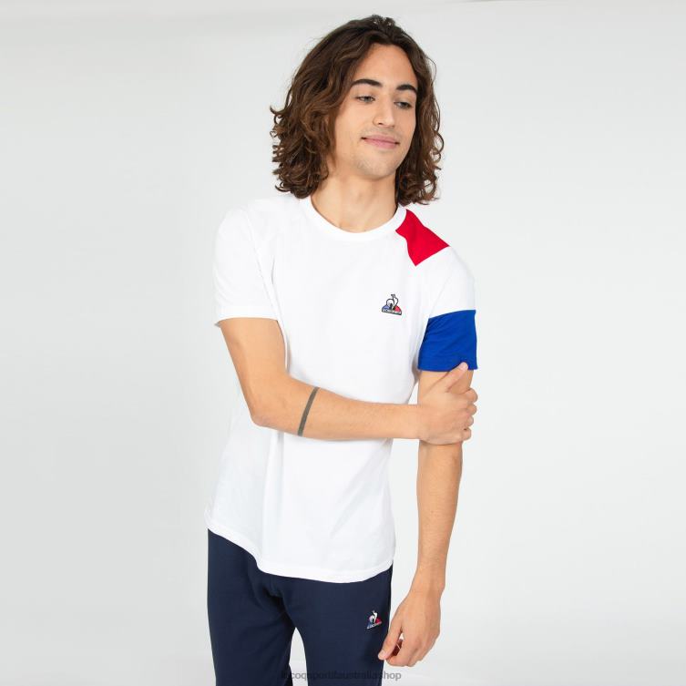 Clothing HVDBF191 Men Le Coq Sportif T-Shirt White