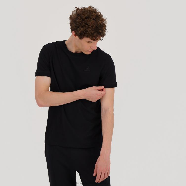 Clothing HVDBF195 Men Le Coq Sportif T-Shirt Black