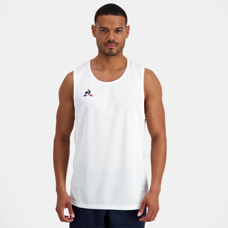 Clothing HVDBF199 Men Le Coq Sportif Vest Top White