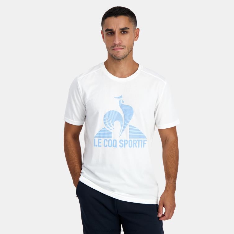 Clothing HVDBF206 Men Le Coq Sportif T-Shirt White