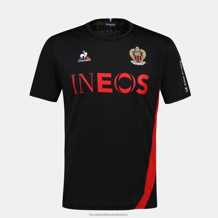 Clothing HVDBF208 Men Le Coq Sportif T-Shirt Black