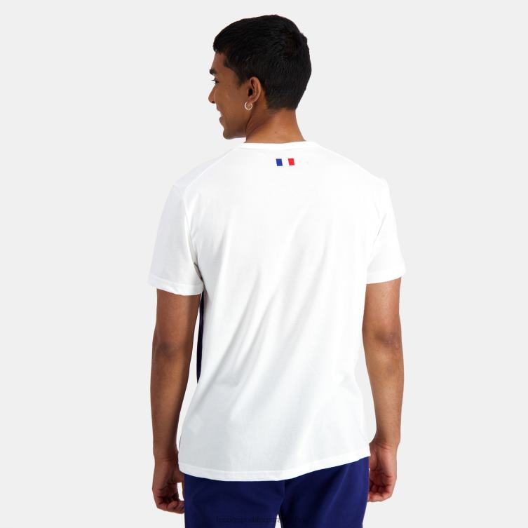 Clothing HVDBF215 Men Le Coq Sportif T-Shirt White