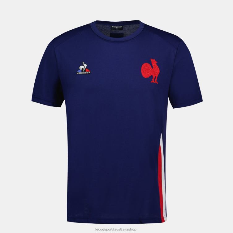 Clothing HVDBF216 Men Le Coq Sportif T-Shirt Blue