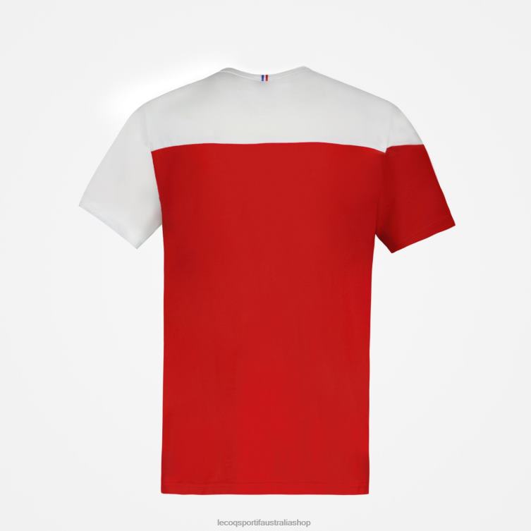 Clothing HVDBF446 Men Le Coq Sportif T-Shirt Red