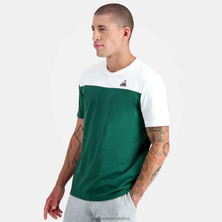 Clothing HVDBF447 Men Le Coq Sportif T-Shirt Green