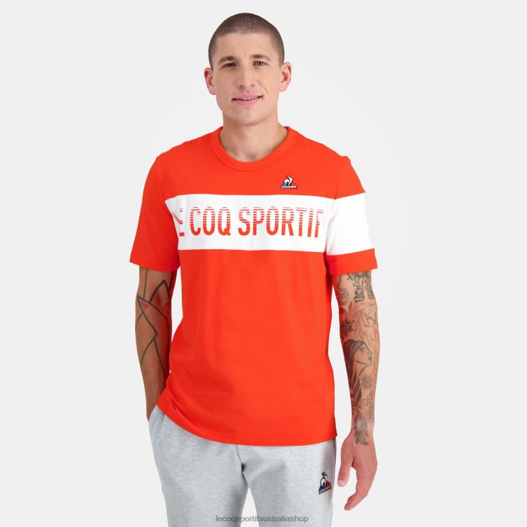 Clothing HVDBF448 Men Le Coq Sportif T-Shirt Multicoloured