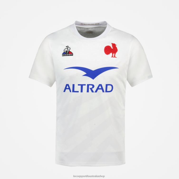 Clothing HVDBF476 Men Le Coq Sportif Jersey White