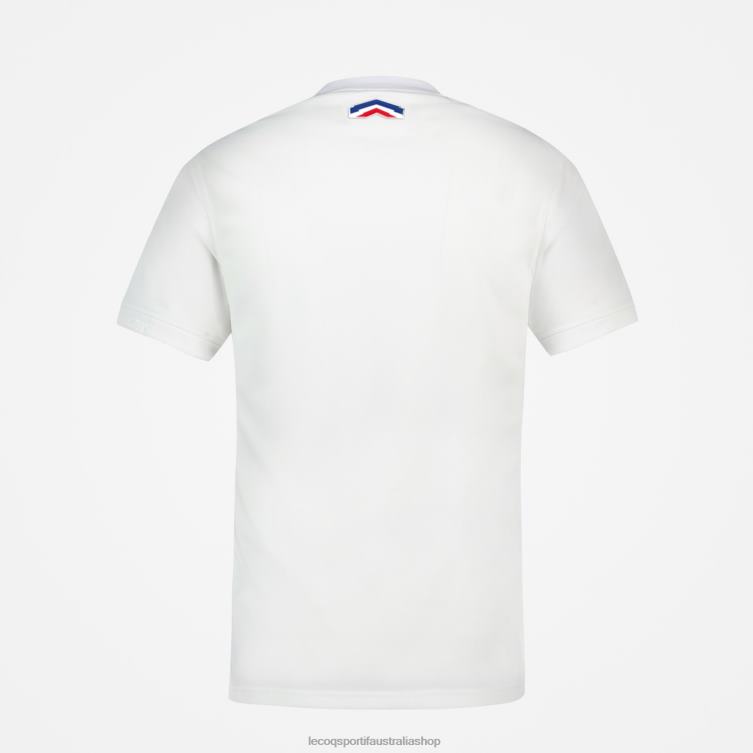 Clothing HVDBF476 Men Le Coq Sportif Jersey White