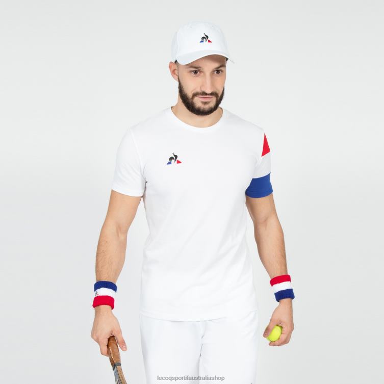 Clothing HVDBF497 Men Le Coq Sportif T-Shirt White