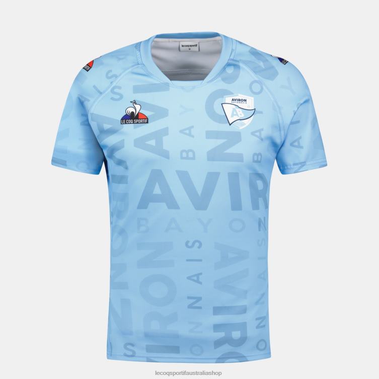 Clothing HVDBF696 Men Le Coq Sportif Jersey Blue