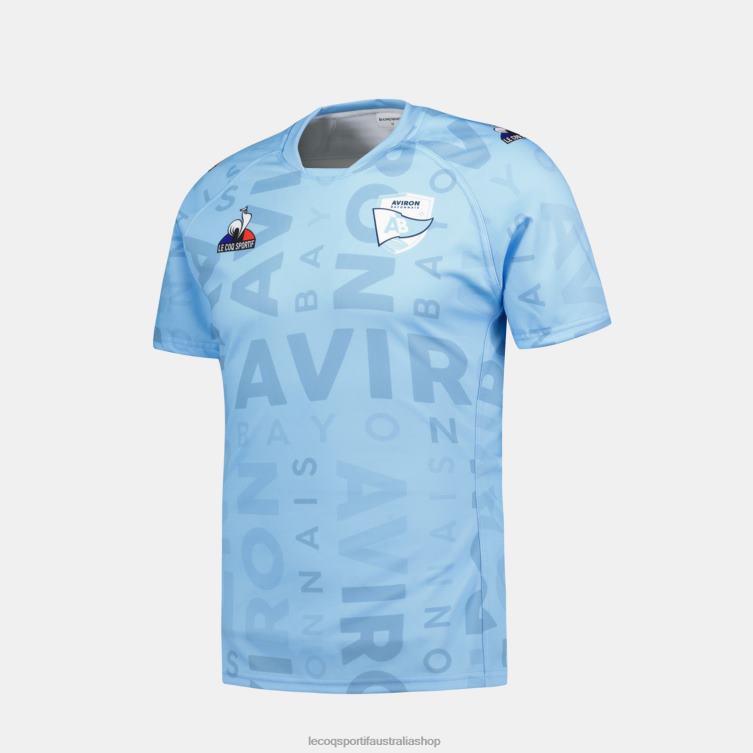 Clothing HVDBF696 Men Le Coq Sportif Jersey Blue