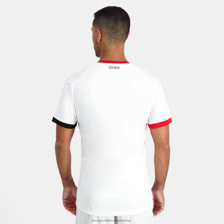 Clothing HVDBF697 Men Le Coq Sportif Jersey White