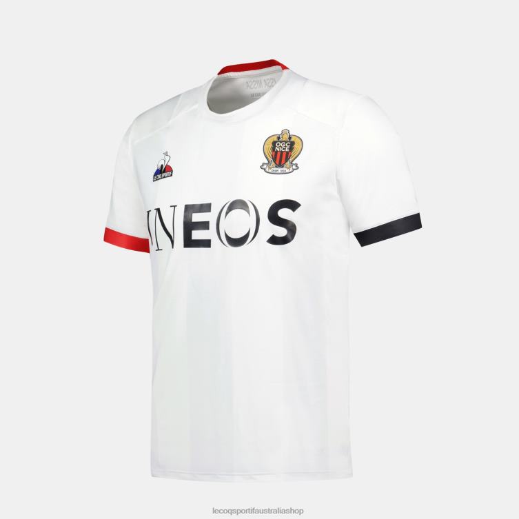 Clothing HVDBF697 Men Le Coq Sportif Jersey White