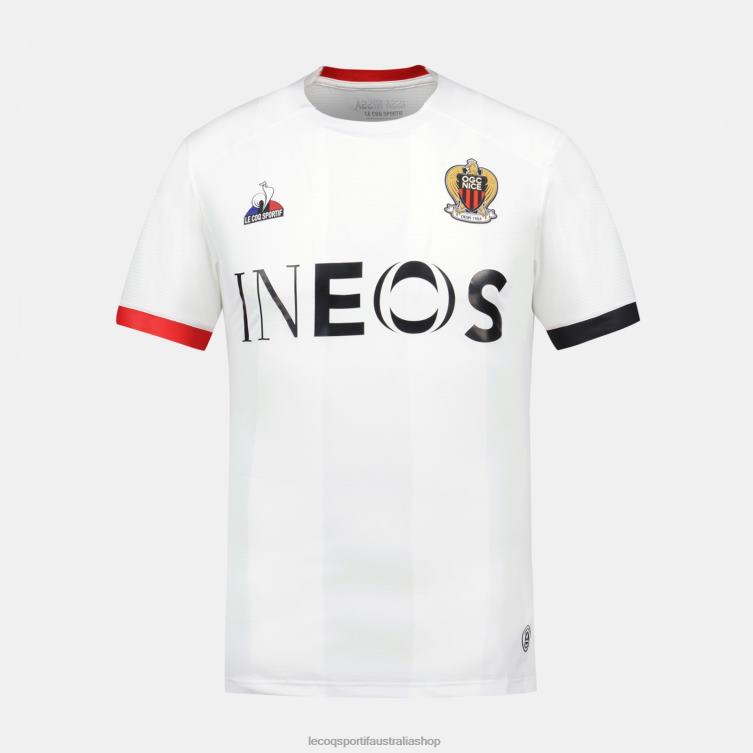 Clothing HVDBF704 Men Le Coq Sportif Jersey White