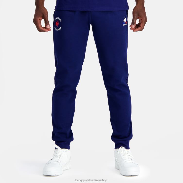 Clothing HVDBF87 Men Le Coq Sportif Trousers - France Rugby Blue