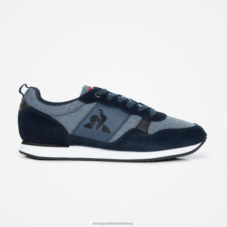 Shoes HVDBF582 Men Le Coq Sportif Shoe Alpha Classic Workwear Blue