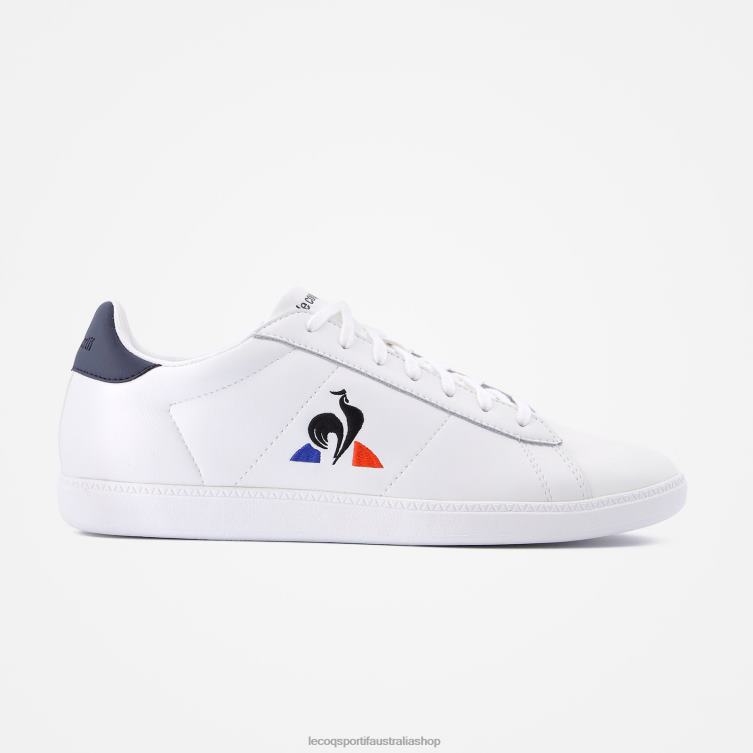 Shoes HVDBF588 Men Le Coq Sportif Shoe Courtset White