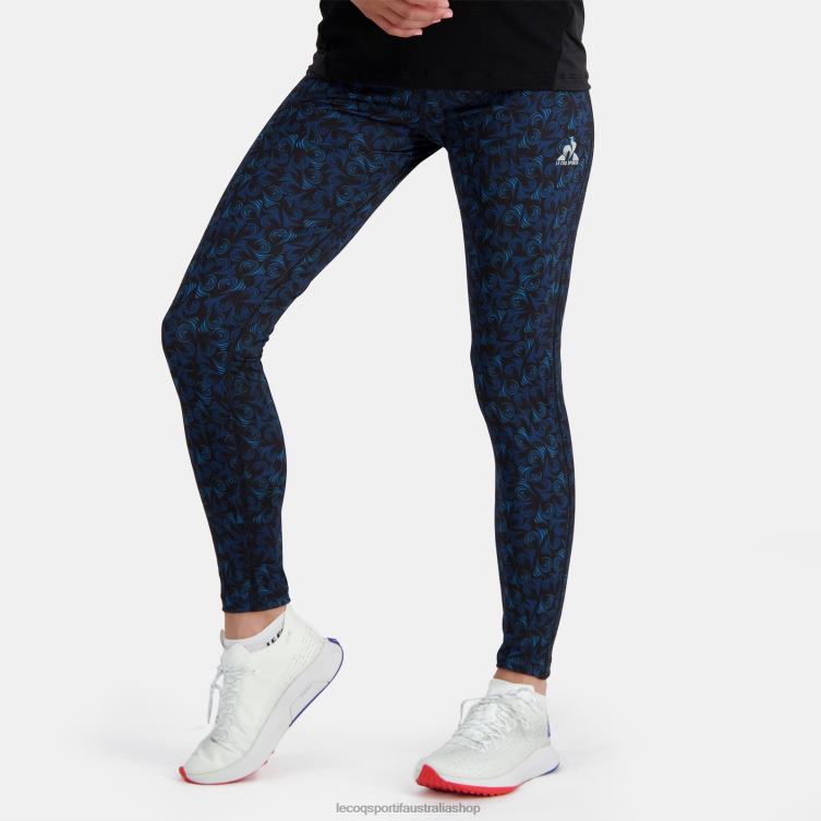 Clothing HVDBF362 Women Le Coq Sportif Leggings Blue