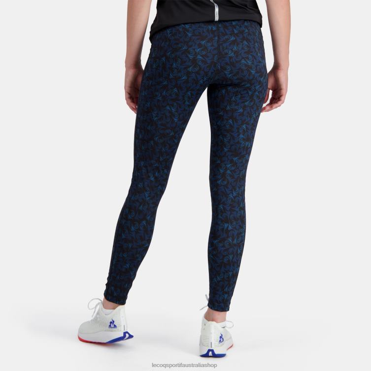 Clothing HVDBF362 Women Le Coq Sportif Leggings Blue