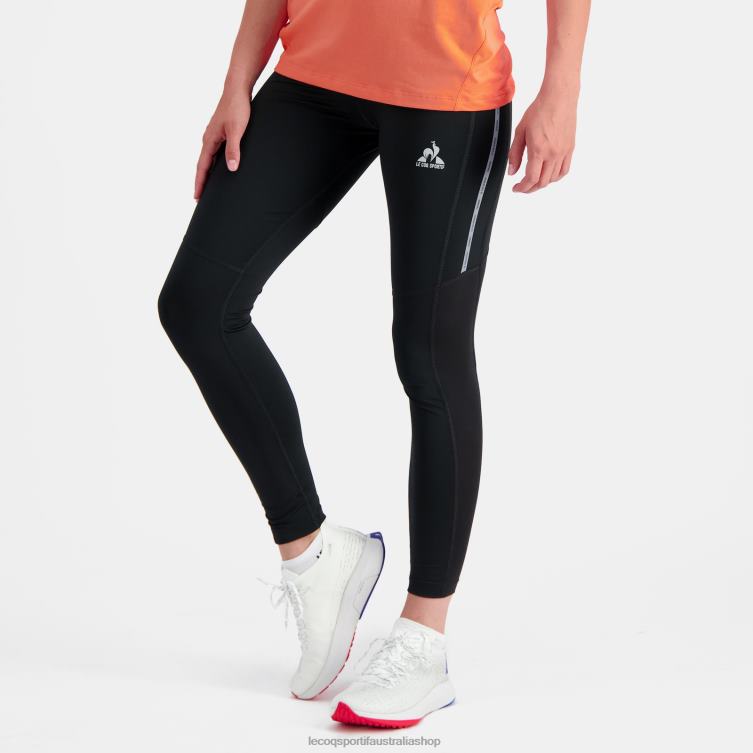 Clothing HVDBF363 Women Le Coq Sportif Leggings Black