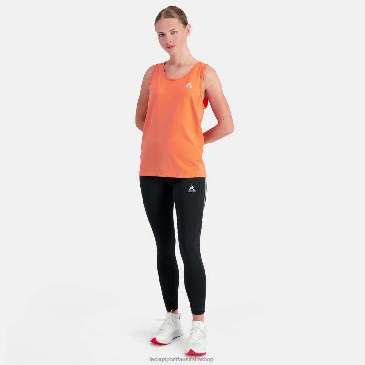 Clothing HVDBF363 Women Le Coq Sportif Leggings Black