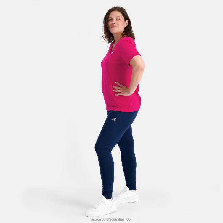 Clothing HVDBF364 Women Le Coq Sportif Leggings Blue