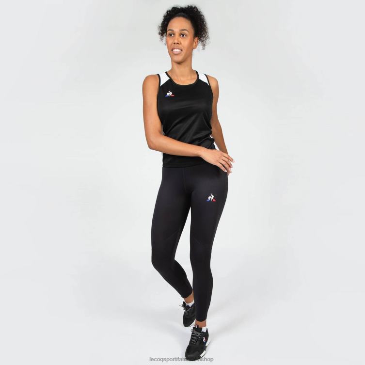 Clothing HVDBF610 Women Le Coq Sportif Leggings Black