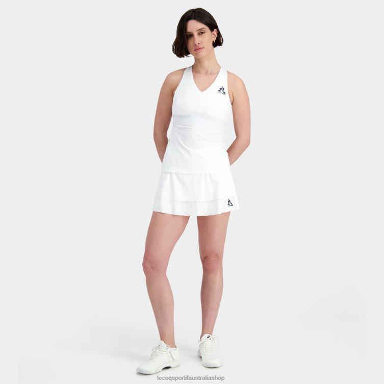 Clothing HVDBF366 Women Le Coq Sportif Skirt White