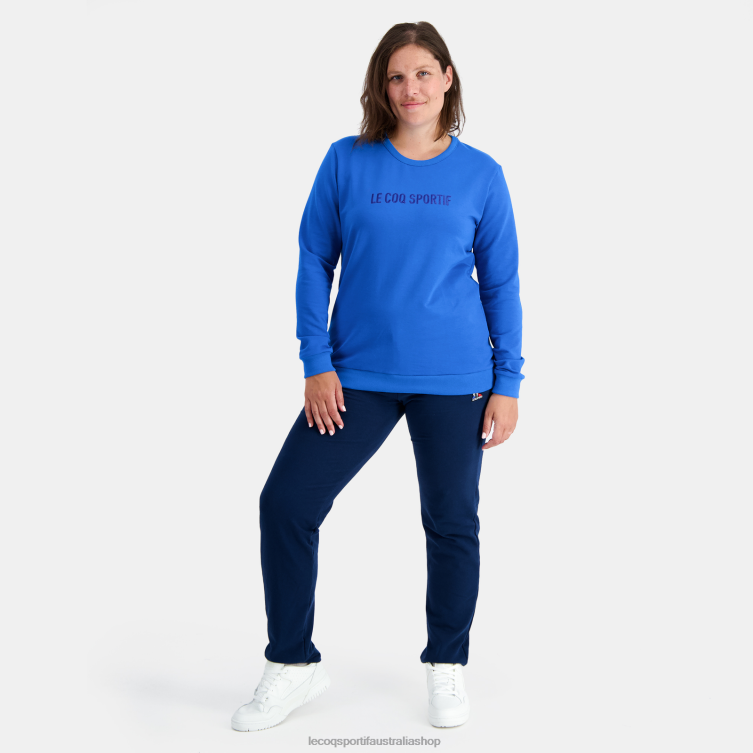 Clothing HVDBF311 Women Le Coq Sportif Sweatshirt Blue
