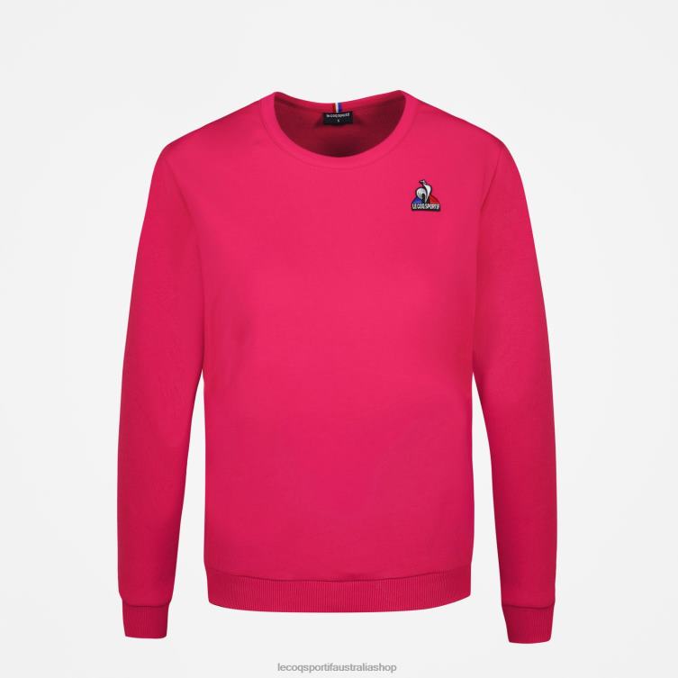 Clothing HVDBF313 Women Le Coq Sportif Sweatshirt Red