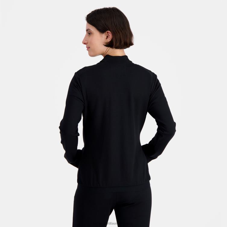 Clothing HVDBF314 Women Le Coq Sportif Sweatshirt Black