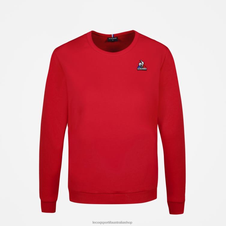 Clothing HVDBF595 Women Le Coq Sportif Sweatshirt Red