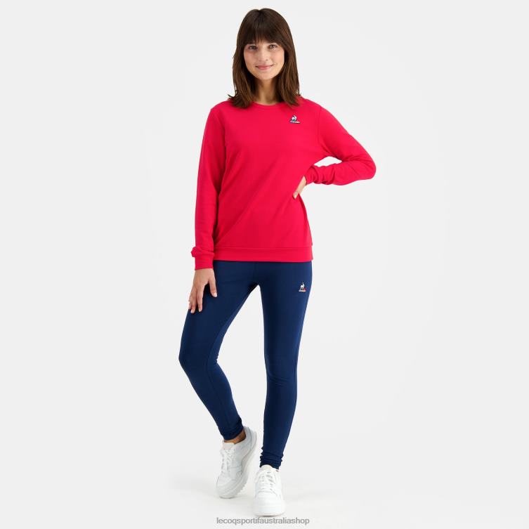Clothing HVDBF595 Women Le Coq Sportif Sweatshirt Red