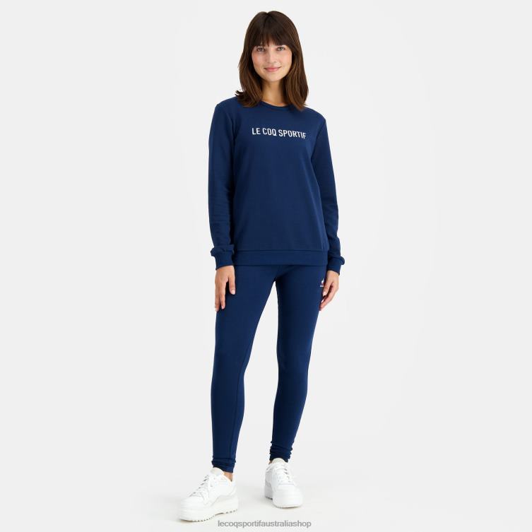 Clothing HVDBF597 Women Le Coq Sportif Sweatshirt Blue